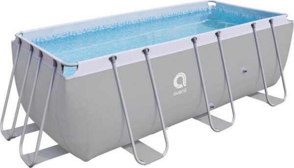 Avenli Framepool Frame Rectangular Pool 400 x 207 x 122 cm (Stahlrahmenpool)