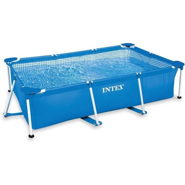 Intex Rechteckpool Family Frame Pool Set 300 x 200 x 75 cm - Swimmingpool - blau