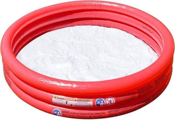 BESTWAY Rechteckpool Bestway Schwimmbad Planschbecken 122x25cm - rot