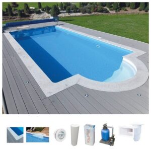 KWAD Schwimmbecken STYROPOR®STEIN POOL ALL INCLUSIVE (Set)