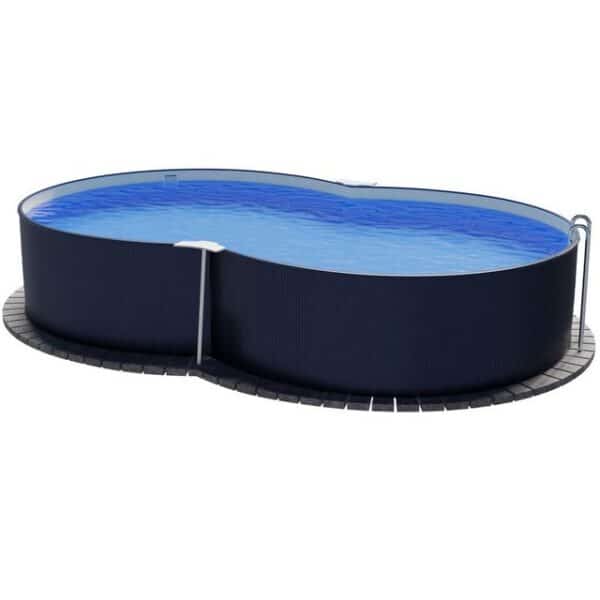 Planet Pool Achtformpool Stahlwandpool achtform 540x350x120 cm