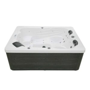 HOME DELUXE Whirlpool Outdoor Whirlpool SUNSET 20 x 156 x 82 cm