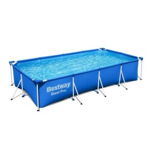 BESTWAY Pool Bestway Steel Pro Frame Pool-Set eckig 400 x 211 x 81 cm