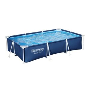 Bestway Pool Steel Pro 300 x 201 x 66cm dunkelblau eckig