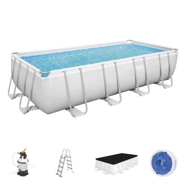 BESTWAY Framepool Bestway Frame Pool Set 488 x 244 mit Sandfilter 56