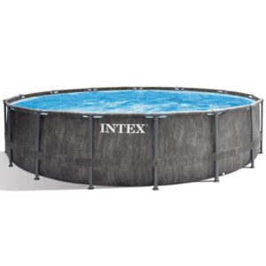 Intex Framepool Set "Prism Greywood" inkl. Kartuschenfilteranlage