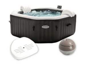 Intex Pool Intex Pool PureSPA Jet + Bubble Deluxe octagon onyx black 201/150x71cm