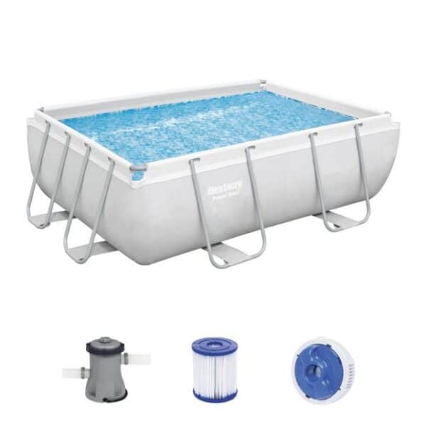 BESTWAY Framepool Bestway Power Steel Frame Pool Set 282 x 196 56629