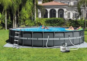 Intex Pool Intex 26340 Ultra XTR Frame Pool 732x132 cm Set Sandfilteranlage Aufstellpool