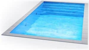 Poolomio Pool Styroporpool Bausatz - 1000 x 500 x 150 cm (Styropor Pool Bausatz)