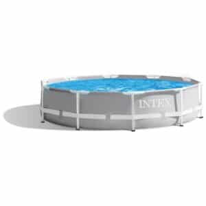 Intex Rundpool Intex 26702GN Prism Frame Pool 305 cm mit Filterpumpe (Set)