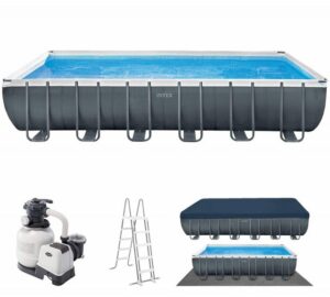 Intex Pool Intex 26364 Swimming Pool Ultra XTR Frame Aufstellpool 732x366x132