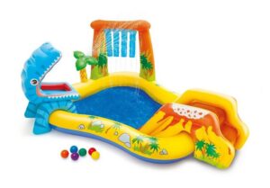 Intex Pool INTEX Dinosaur Play Center Pool mit Rutsche 249x191x109cm