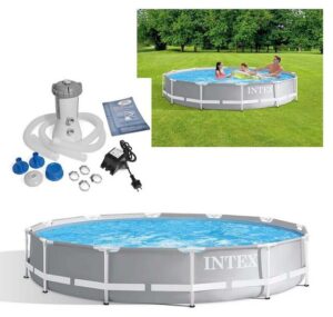 Intex Pool Intex 26712GN - 3.66M X 76CM PRISM FRAME PREMIUM POOL SET