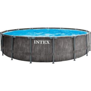 Intex Pool Premium Frame Pool Set Prism Greywood