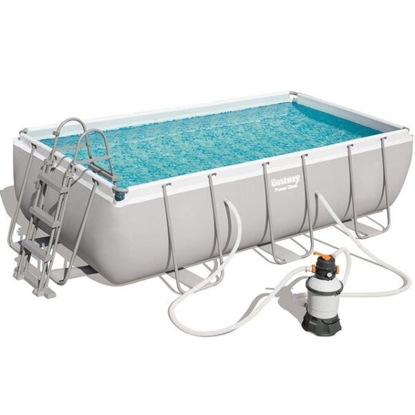 Bestway Framepool 56442 Power Steel Frame Pool 404 x 201 x 100 cm (Komplett Set