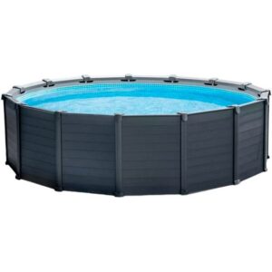 Intex Pool Frame Pool Set Graphit Ø 478 x 124cm