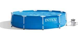 Intex Framepool INTEX Swimming Pool Metal Frame 366x76cm + Pumpe 2