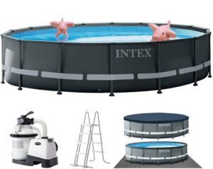 Intex Pool INTEX 26326GN - Ultra XTR FramePool-Set (488x122cm) + Schwimmtiere