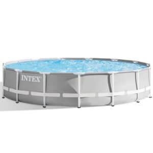 Intex Framepool Set "Prism Rondo" Ø 457 x 107 cm inkl Filterpumpe und weiterem Zubehör