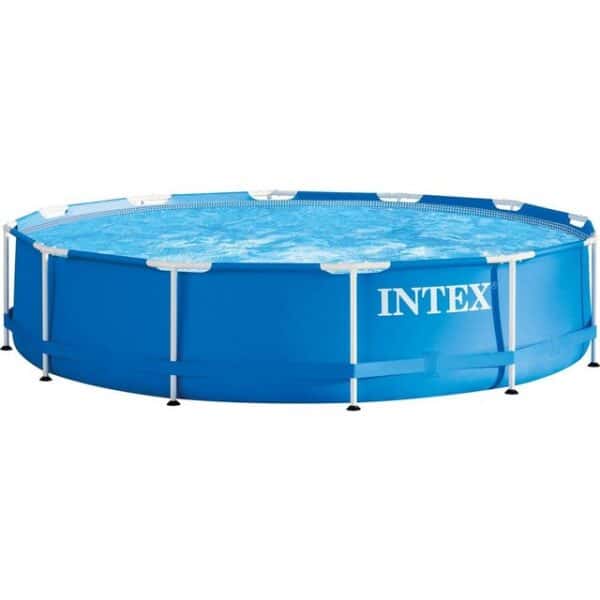 Intex Rundpool Metal Frame Pool-Set 305 x 76 cm - Swimmingpool - blau