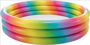 Intex Rundpool Rainbow Ombre Pool Ø 168cm x 41cm 581 Liter ab 2 Jahren 58449NP