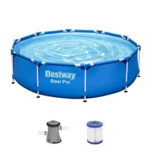 BESTWAY Framepool Bestway Steel Pro Frame Pool 305x76cm+Pumpe 56679