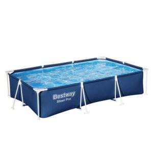 Bestway Pool Steel Pro 300 x 201 x 66 cm dunkelblau eckig