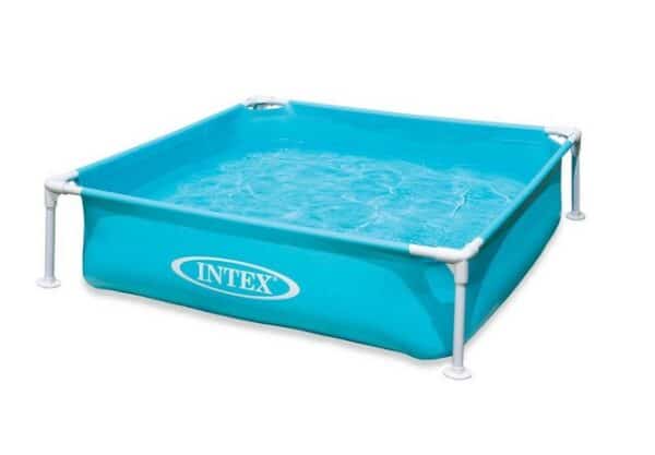 Intex Pool Intex Mini Frame Pool 122x122x30cm Blau Wasserkapazität 337 L