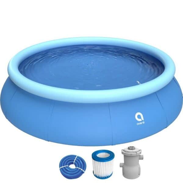 Avenli Quick-Up Pool Prompt Set Pool Ø 360 x 76 cm (Aufstellpool Komplettset)