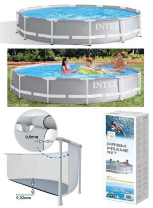 Intex Pool Intex 26710NP - 3.66M X 76CM PRISM FRAME PREMIUM POOL