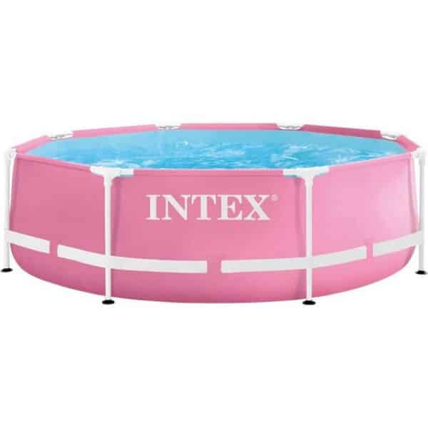 Intex Pool 28290NP - Pink Metal Frame Pool (244x76cm)