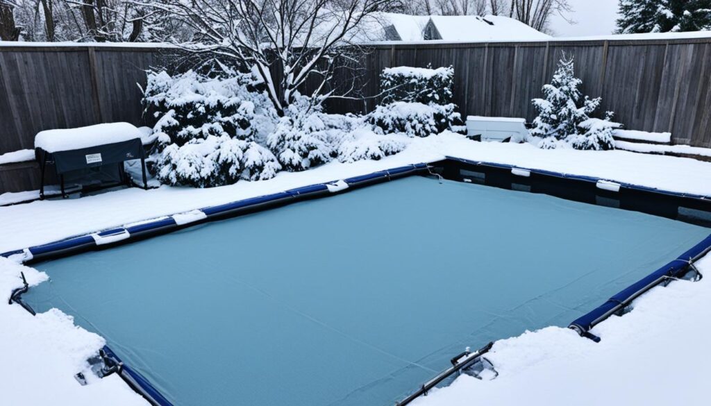 Winterabdeckung für Pools